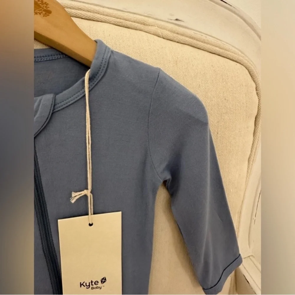 *SOLD OUT* Kyte Baby 12~18 Mth Bamboo Zippered Footie NWT - Picture 5 of 5